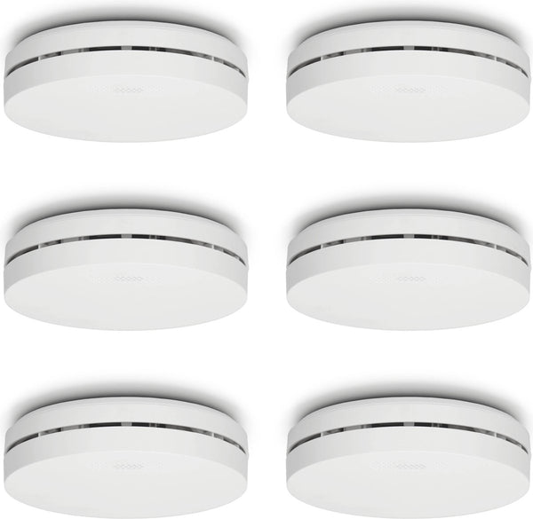 Alecto sa300 6-pack rookmelder - 10 jaar batterij - voldoet aan europese norm en14604 - 6 stuks