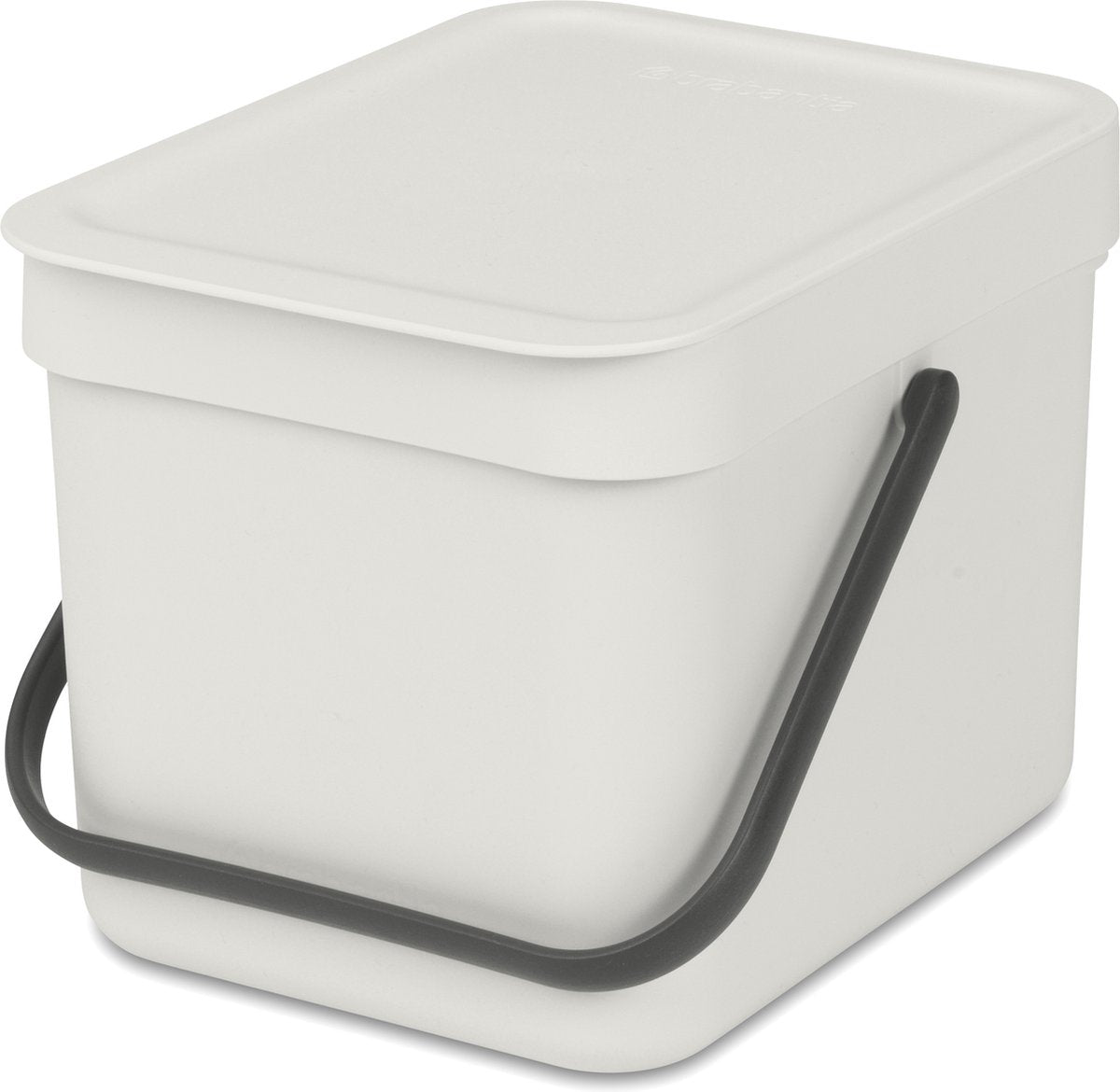 Brabantia sort go prullenbak - 6 liter - light grey