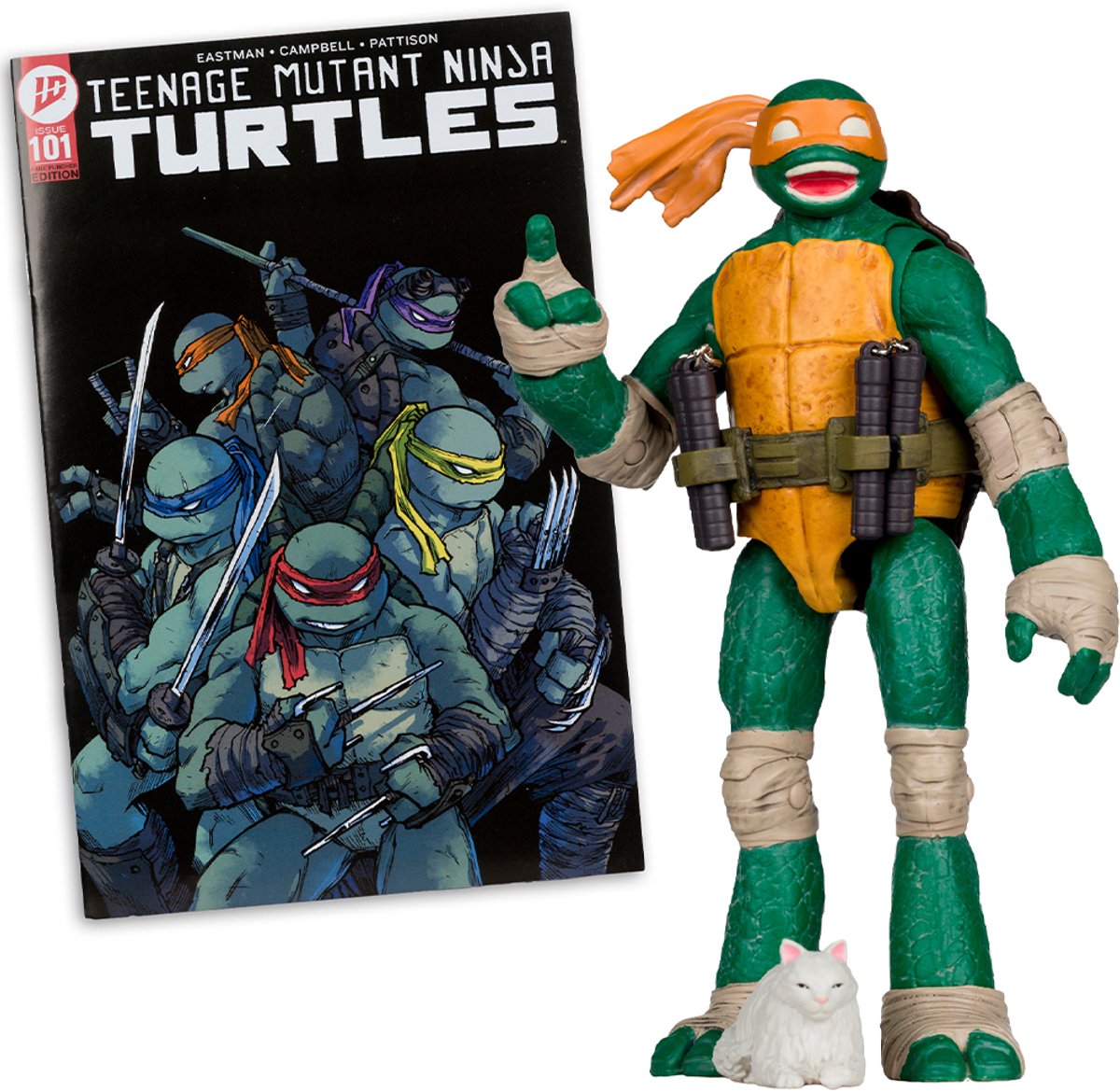 Mcfarlane teenage mutant ninja turtles page punchers action figure michelangelo 13 cm