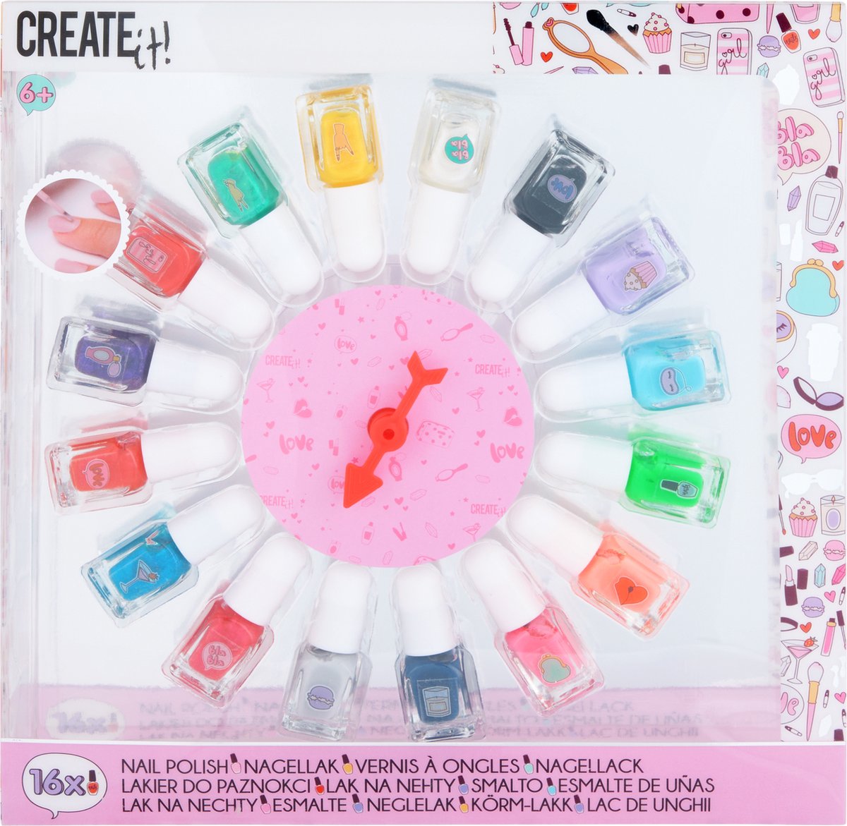 Create it! - nagellakset met draaiwiel
