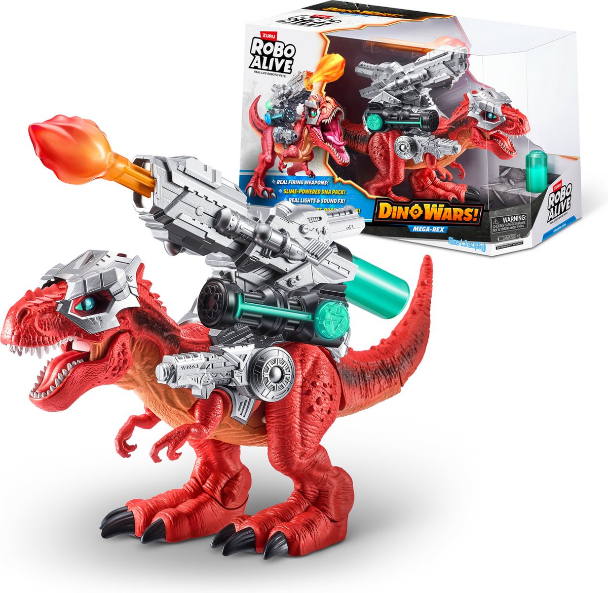 Robo alive zuru - - dino wars mega - speelgoedrobot - rex
