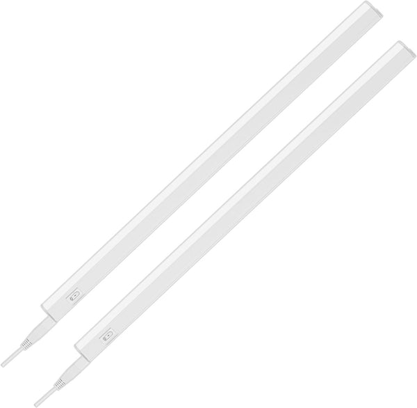 B.k.licht briloner - set van 2 onderbouwlampen - onderbouwverlichting - keukenverlichting - voor onderkastverlichting - 58.5 cm - 8w - 800lm - 4.000 k - wit