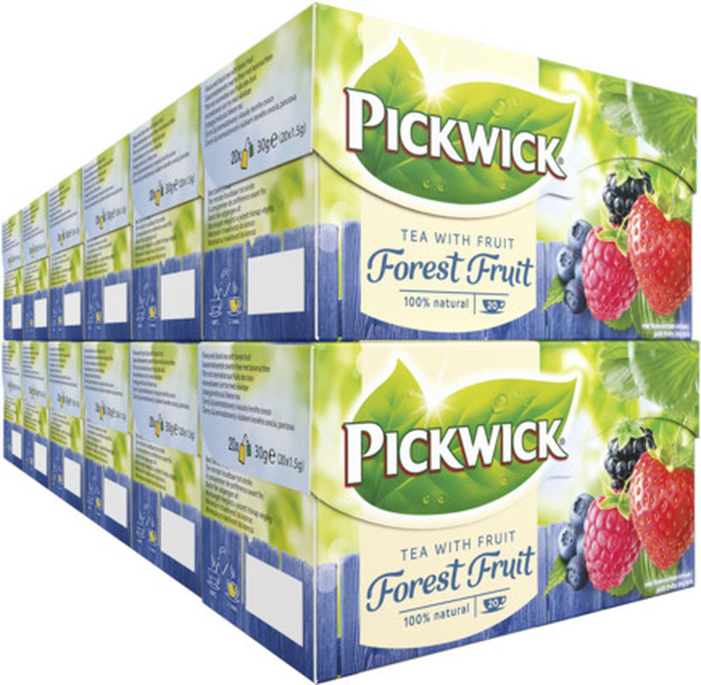 Pickwick bosvruchten fruit thee - 12 x 20 theezakjes