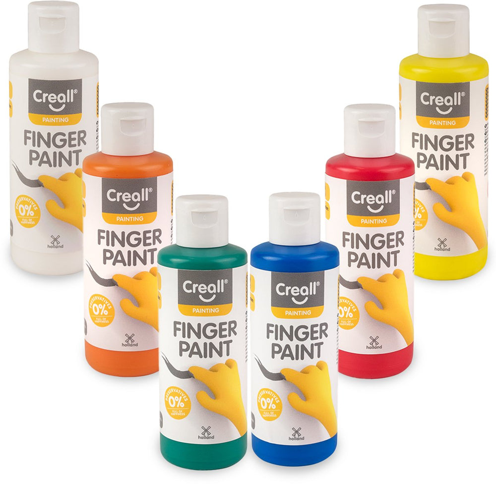 Creall vingerverfset conserveringsvrij, 6x250ml.