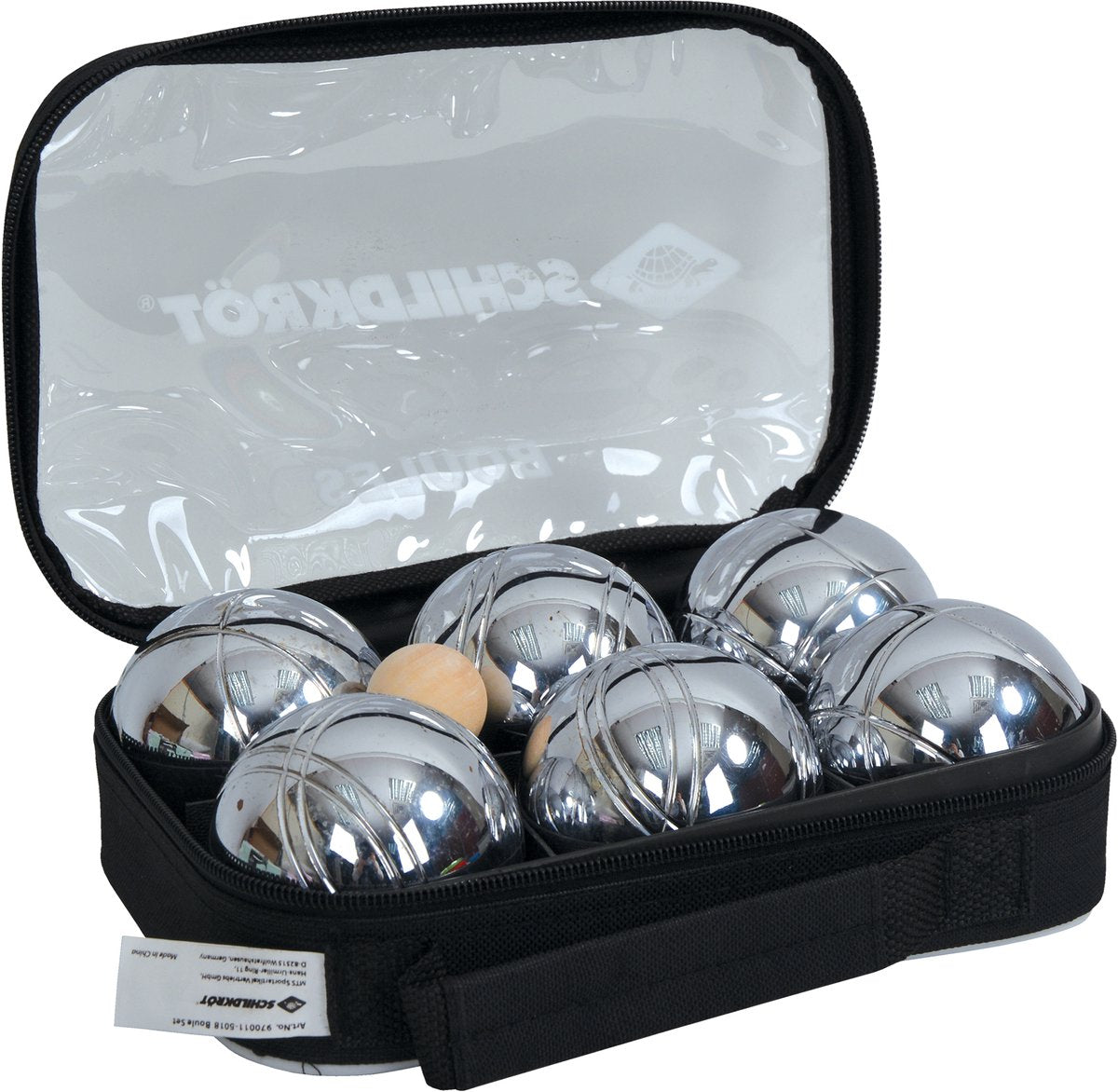 Schildkröt kogelbaan- jeu de boules- petanqueset, staal