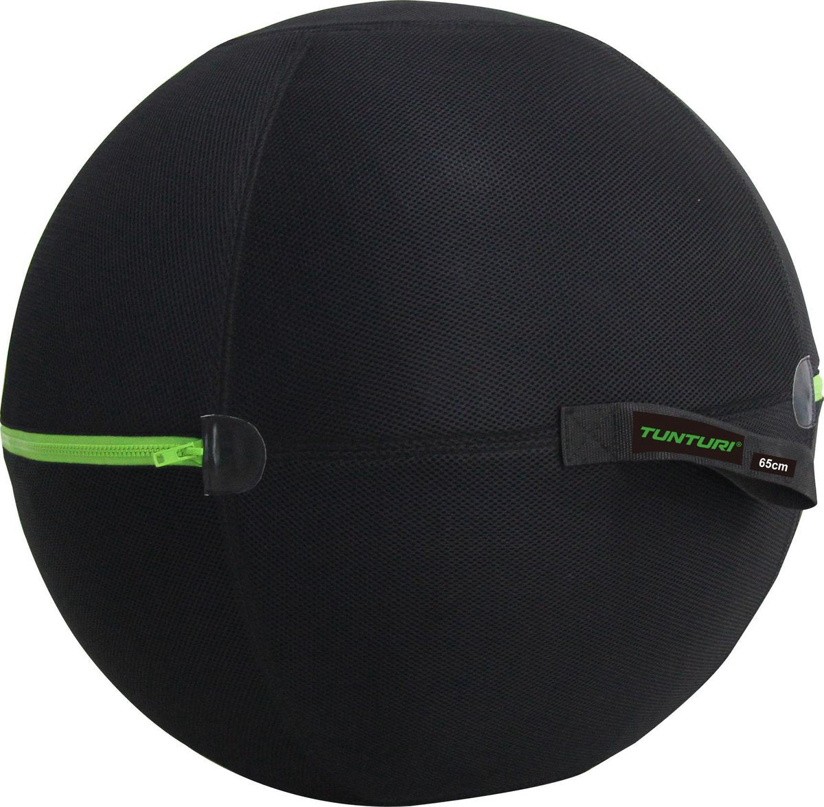 Tunturi fitnessbalhoes 65cm met groene rits