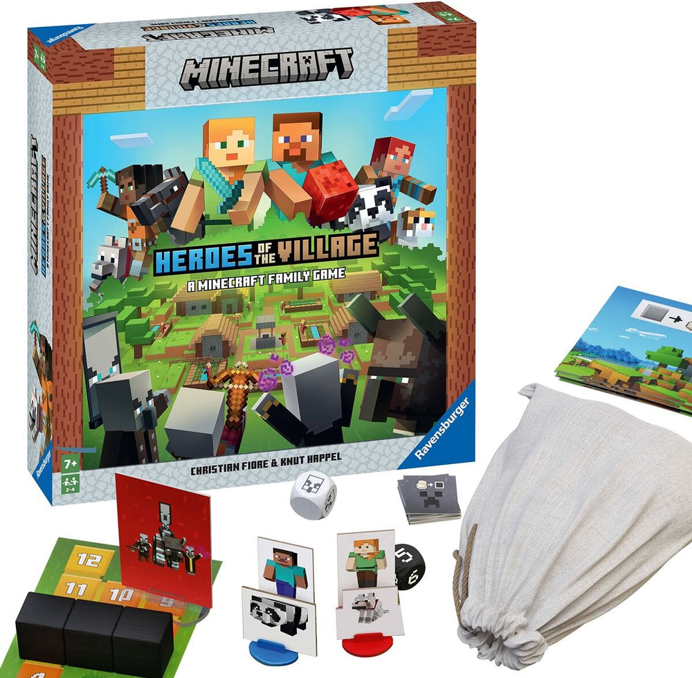 Ravensburger Minecraft Junior: Heroes of the Village - Board Game