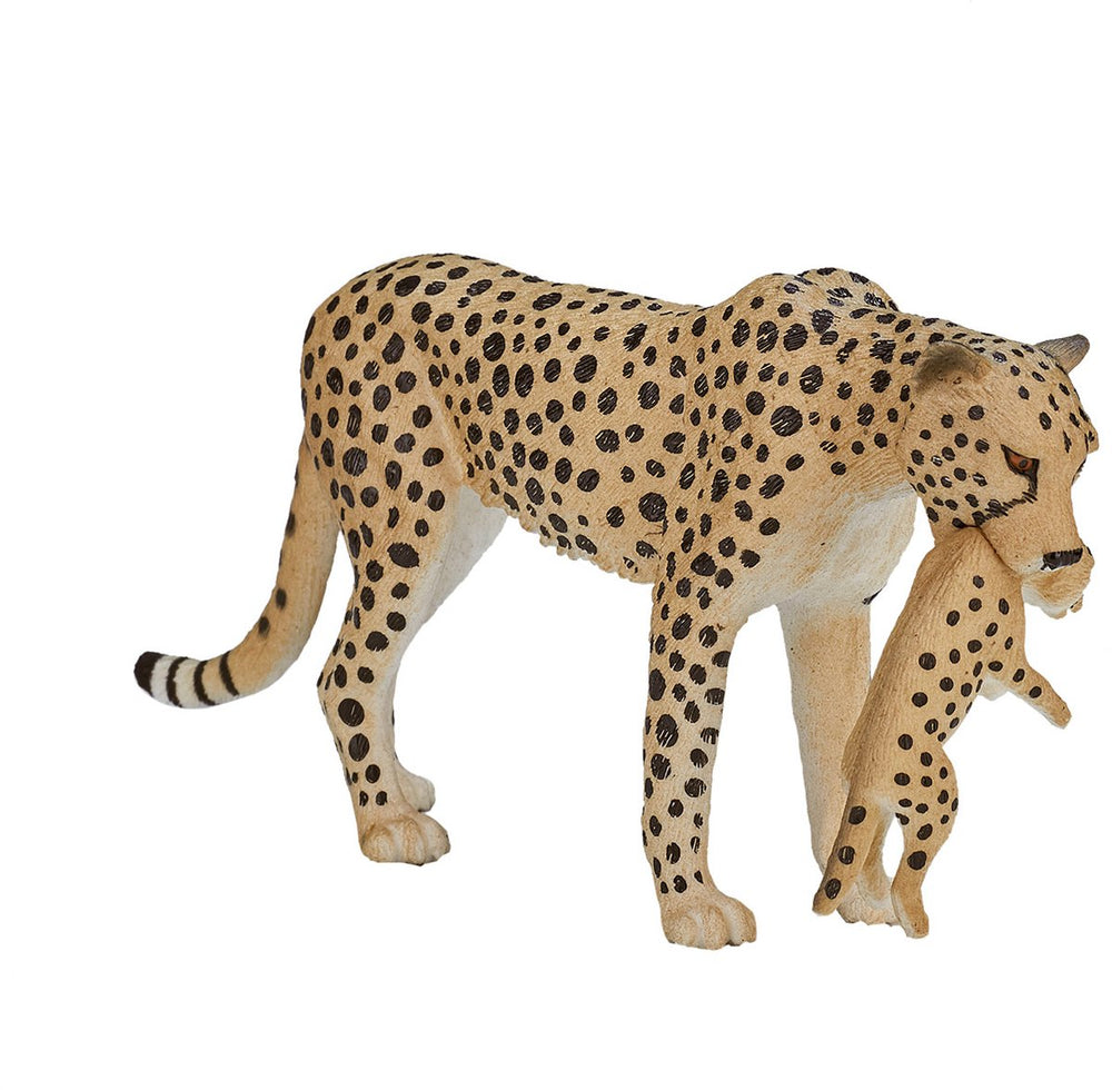 Mojo wildlife cheetah vrouwtje met welp - 387167