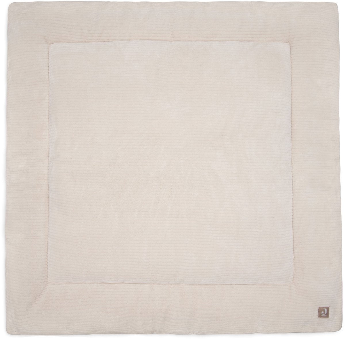 Jollein boxkleed baby - 100x100cm - cloudy rib - polyester - oatmeal