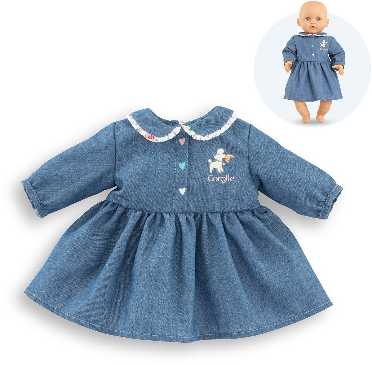 Corolle jurkje voor babypop, 30cm