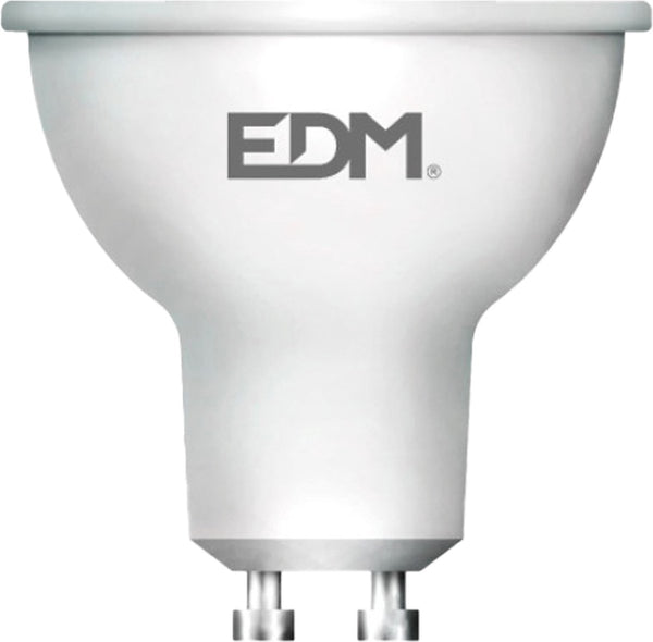 Edm led spot lamp gu10 5w 6400k 400lm 230v - 50mm - led lampen - koel wit - 3-pack