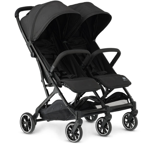 Deryan rolo x2 duo buggy - 2 persoons - compact lichtgewicht - zwart