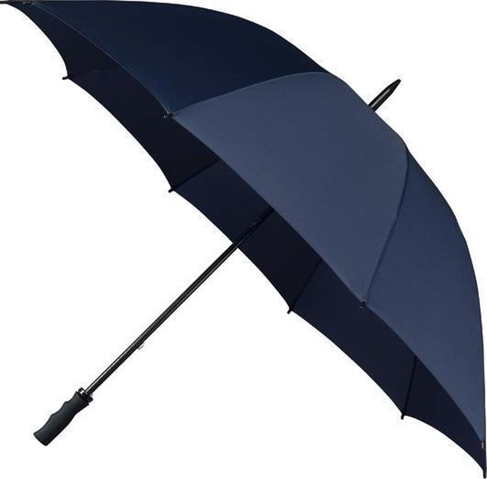 golfparaplu winddicht handopening 130 cm donkerblauw