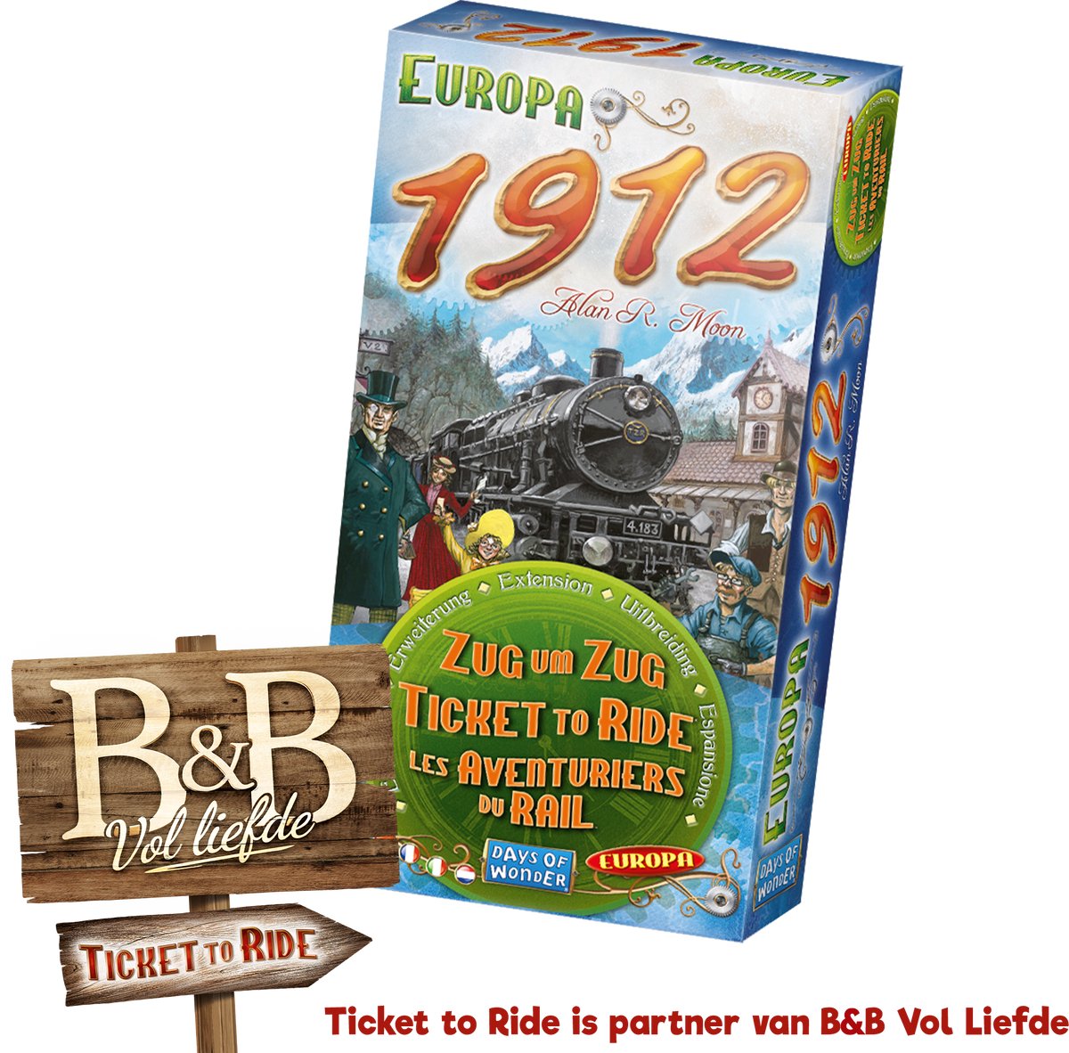 Days of wonder - ticket to ride europa 1912 - uitbreiding voor europe - bordspel