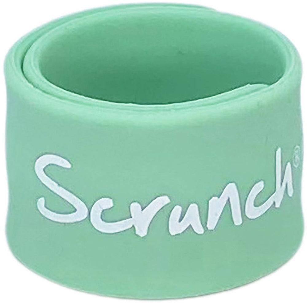 Scrunch sos bandje - munt - opvouwbaar - recycleerbaar