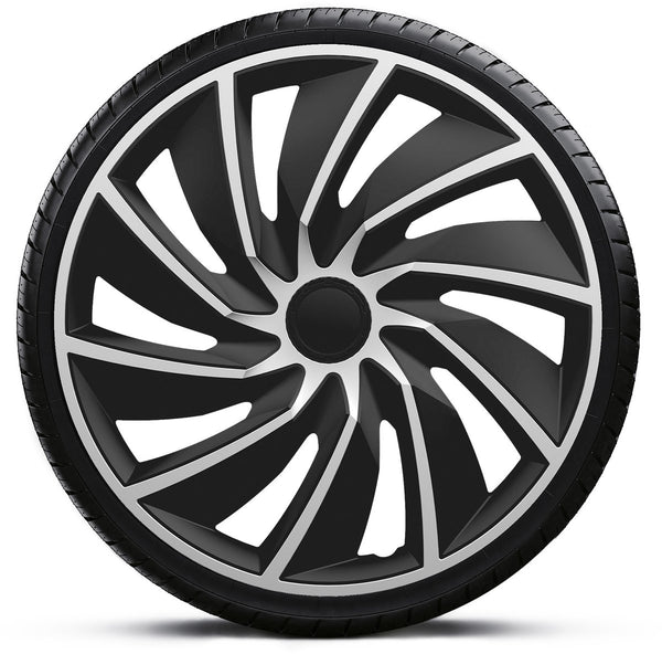 Gorecki wieldoppenset turbo van 17 zwart zilver