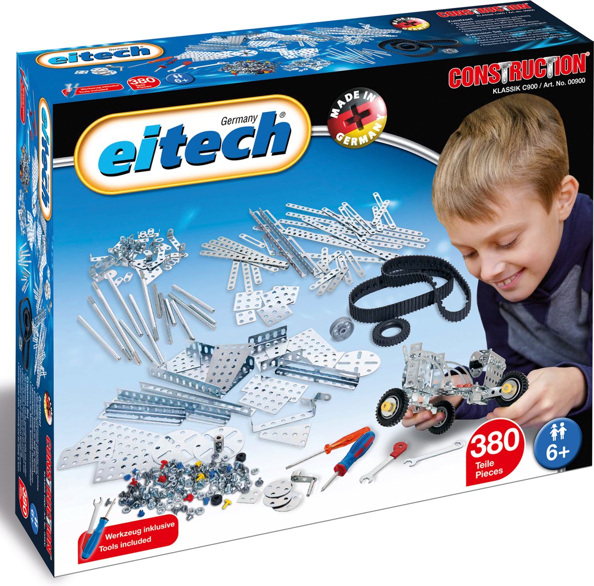 Eitech ® bouwdoos constructiespeelgoed - uitbreidingsset - 380 onderdelen