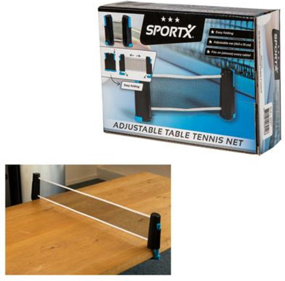 Sportx tafeltennisnet (oprolbaar)