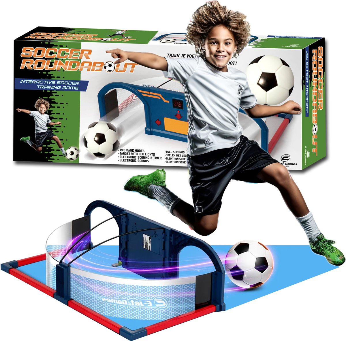 Gear2play soccer roundabout voetbalspel - train je voetbalskills