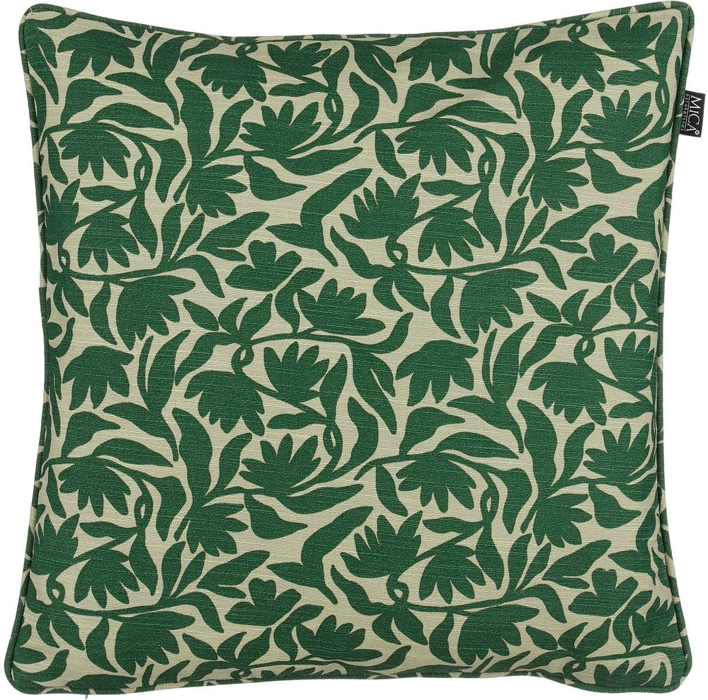 Mica decorations kelly outdoor kussen d.groen- l45xb45xh10cm