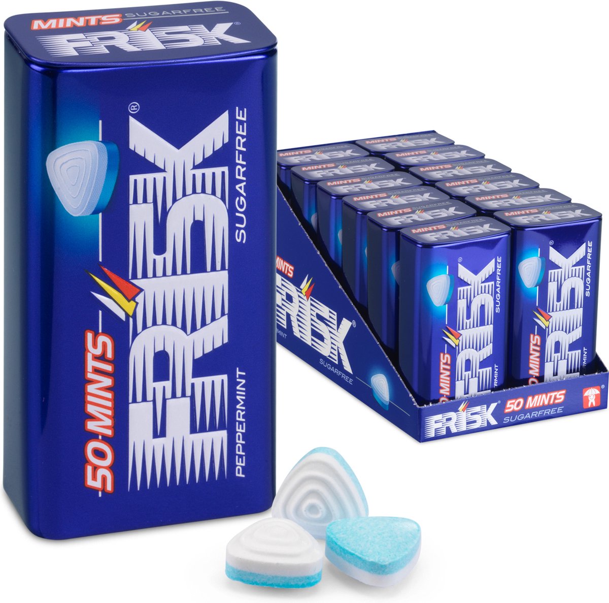 Frisk xl peppermint - frismakers - suikervrij - 1x12stuks