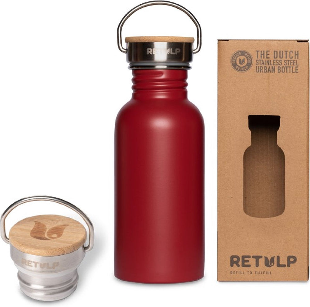 Retulp Urban Waterfles Robijnrood 500 ml