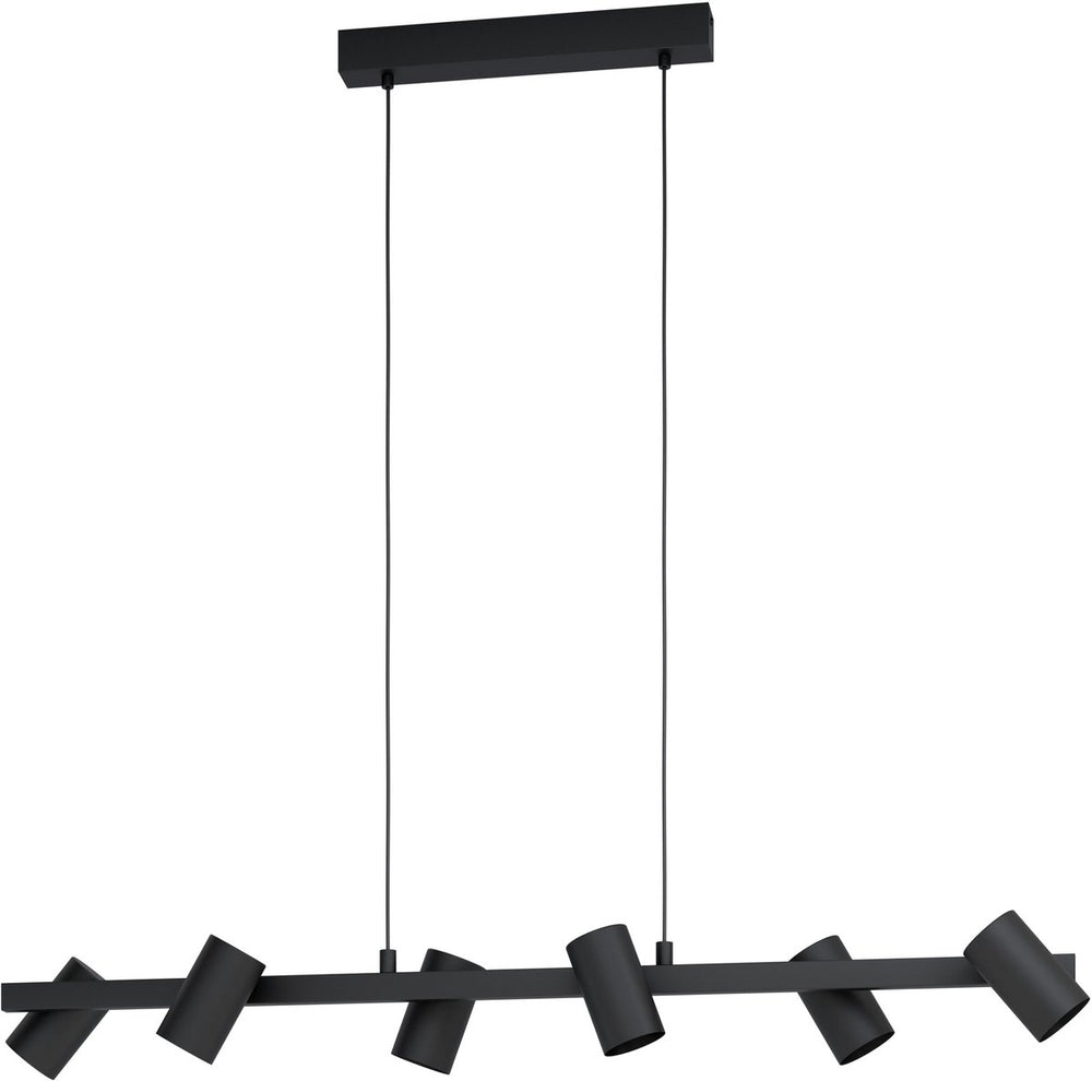 Eglo gatuela 1 hanglamp - e14 - 116 cm - zwart