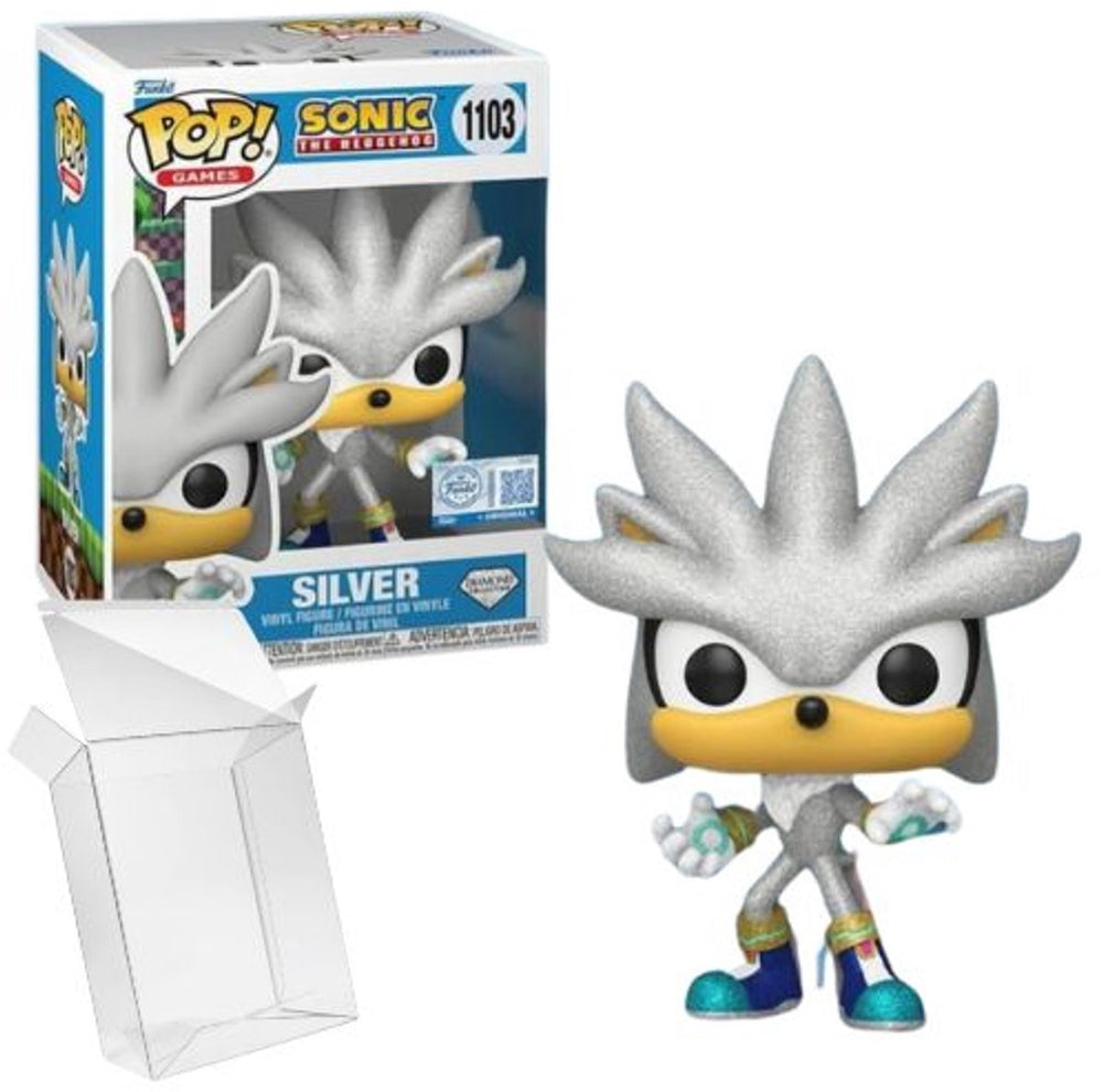 Funko pop! - games: sonic - silver #1103 diamond