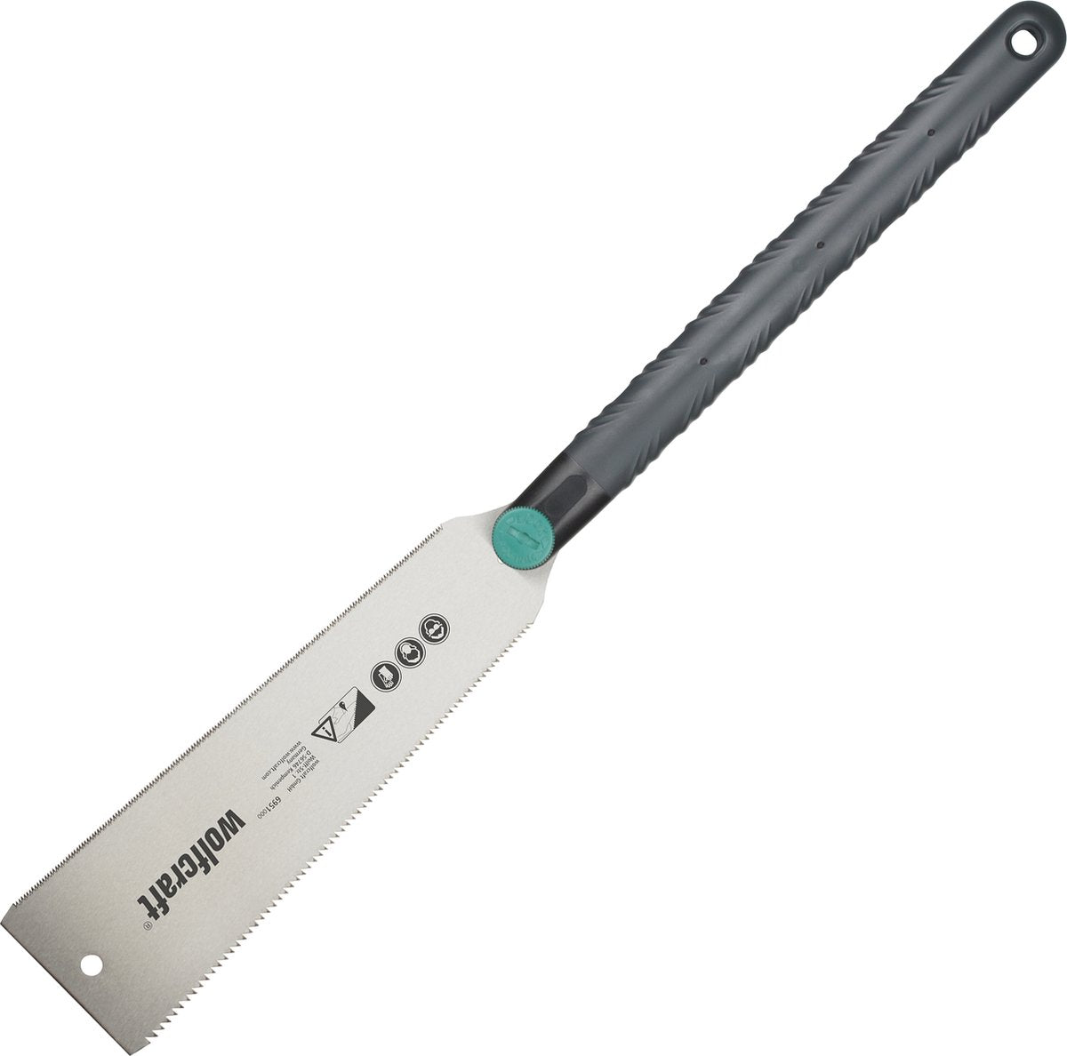 Wolfcraft - japanse zaag 240 mm - ryoba - 6951000