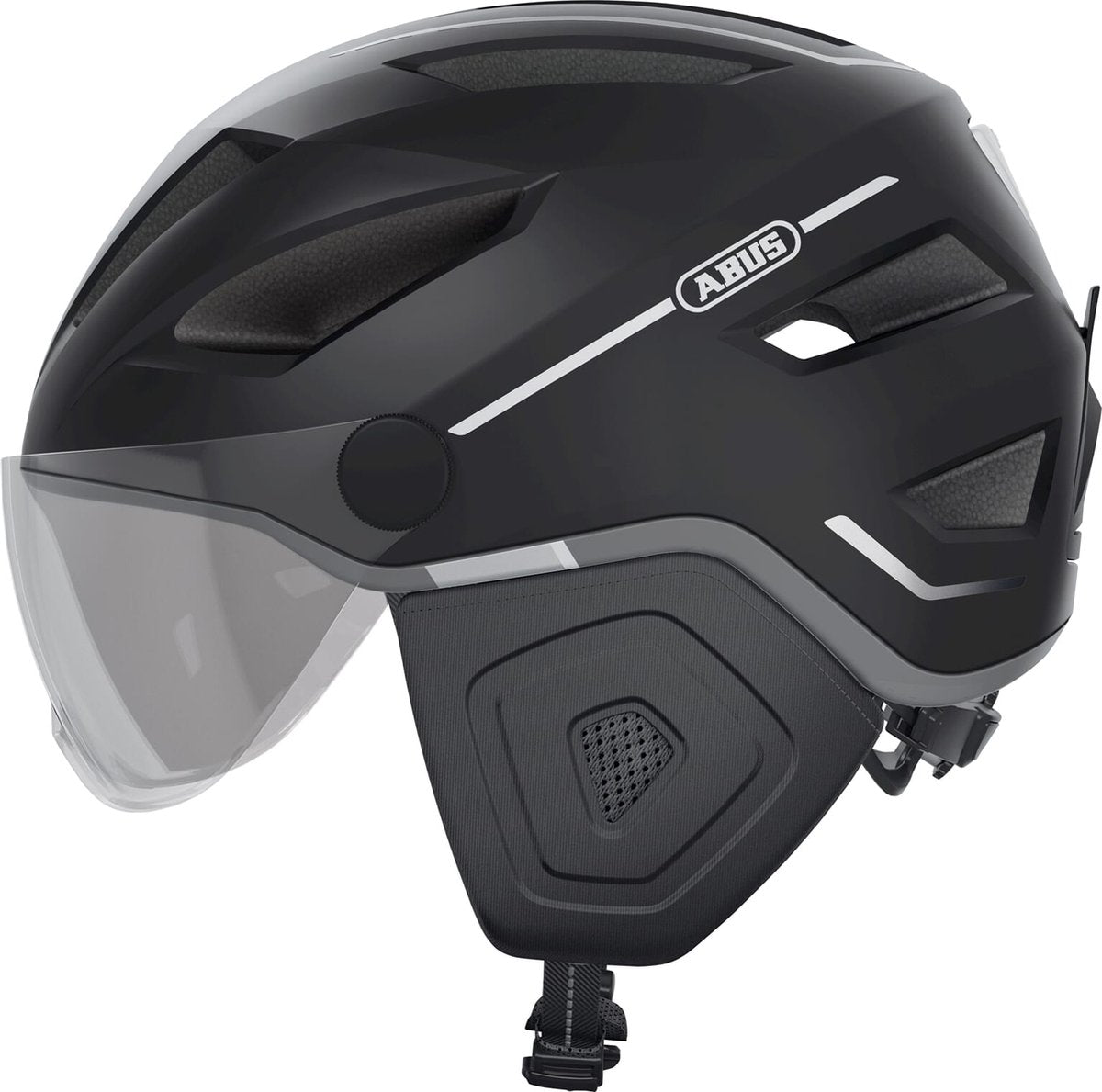 Abus helm HUD-Y ACE fluweel Zwart M 54-58cm
