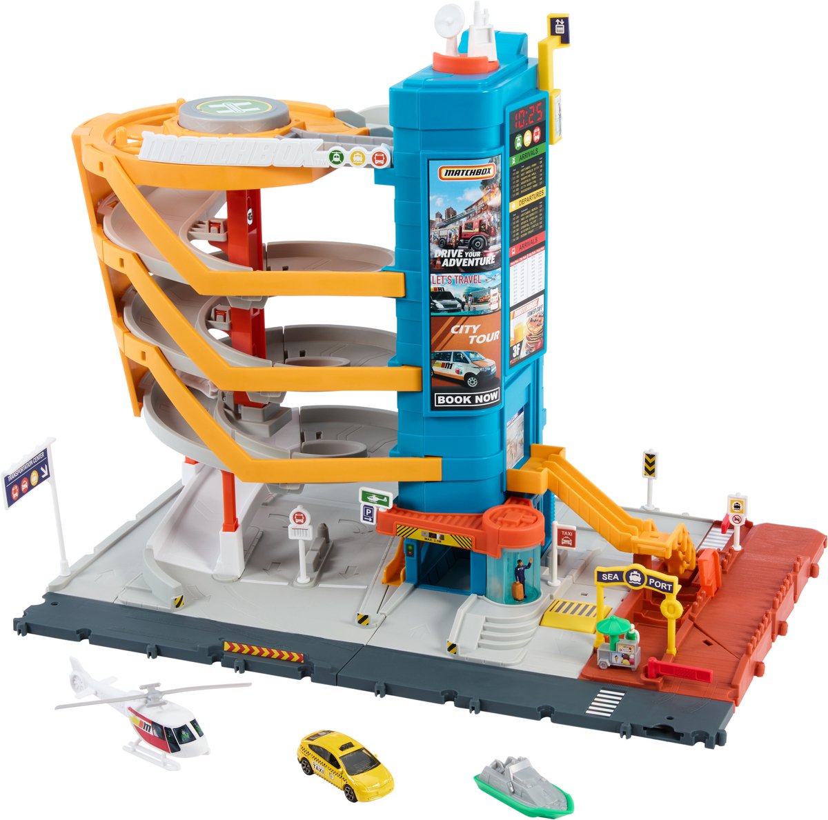Matchbox transportcentrum - speelgoedgarage