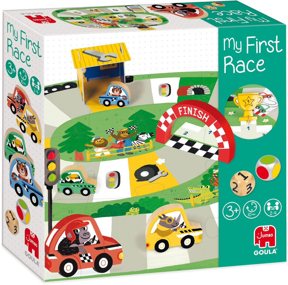Jumbo goula mijn eerste race kinderspel