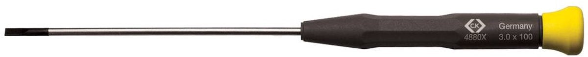 C.k xonic elektronica en fijnmechanica platte schroevendraaier kopbreedte: 0.8 mm koplengte: 60 mm