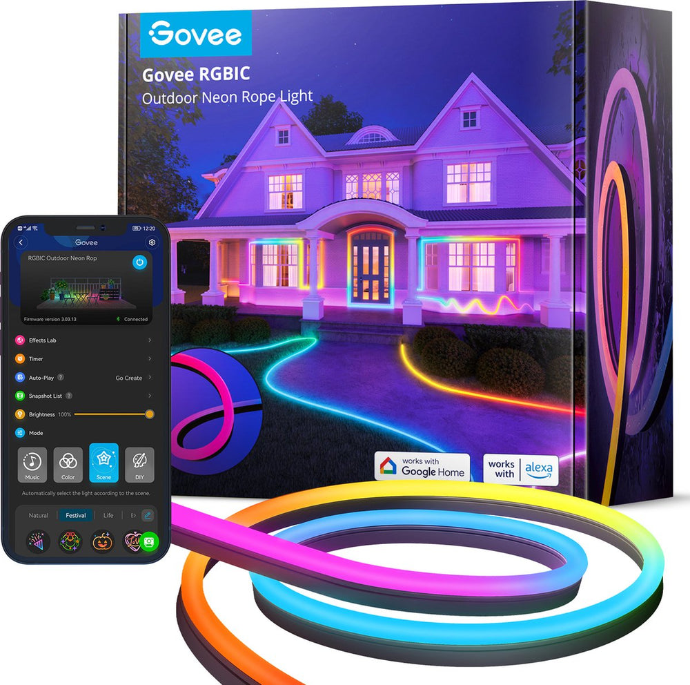 Govee RGBIC Buiten Neon Lichtslang (10 m)