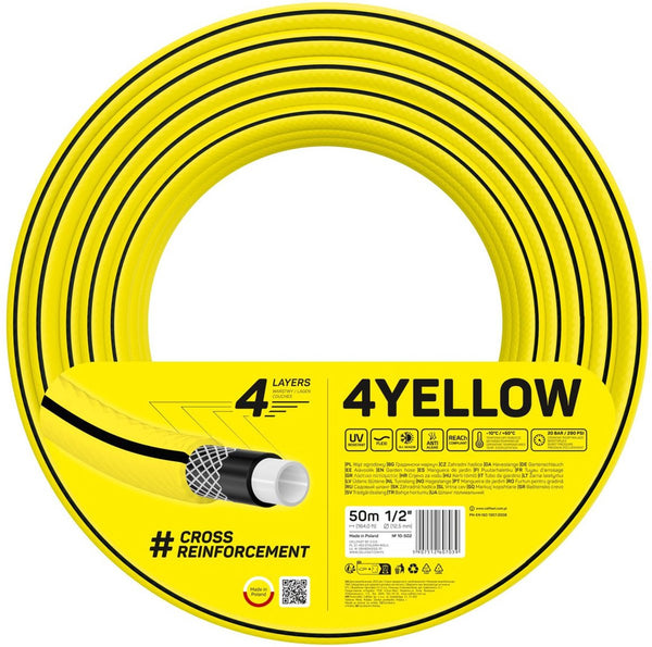 Cellfast - 4yellow tuinslang 1 2 50m - 20bar - 4-laags