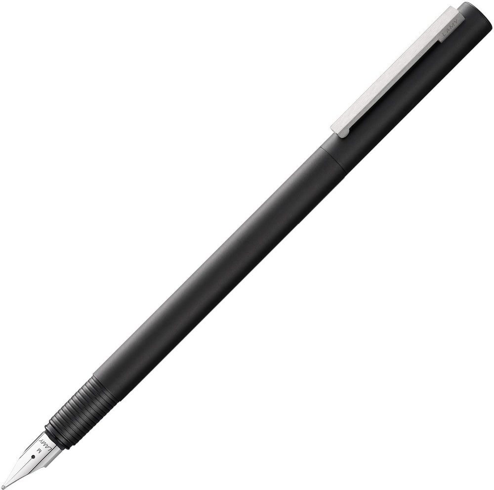 Lamy cp1 056 vulpen | matzwarte lak | roestvrijstalen penpunt ef | inclusief t10 blauwe inktpatroon
