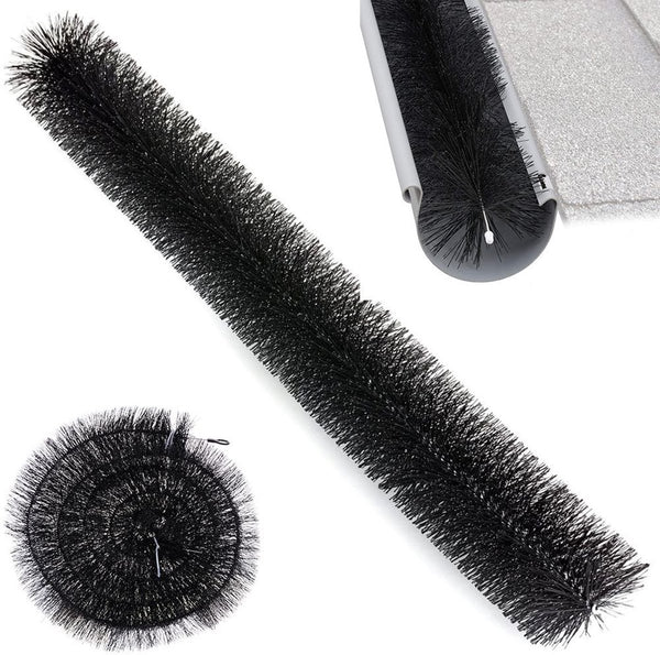 Kinzo - beschermende roffelborstel voor regenpijp - 4m - roestvrij staal - weerbestendig