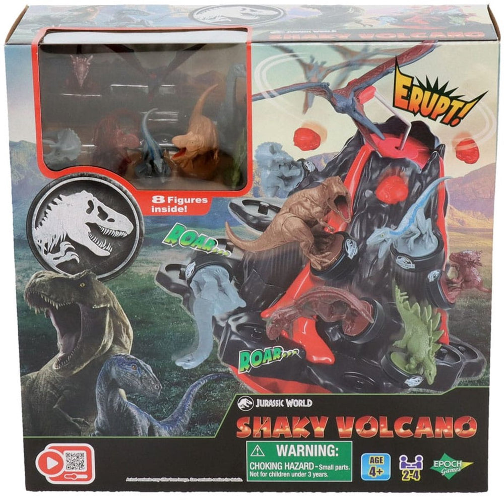 Epoch spel jurassic world wankelende vulkaan