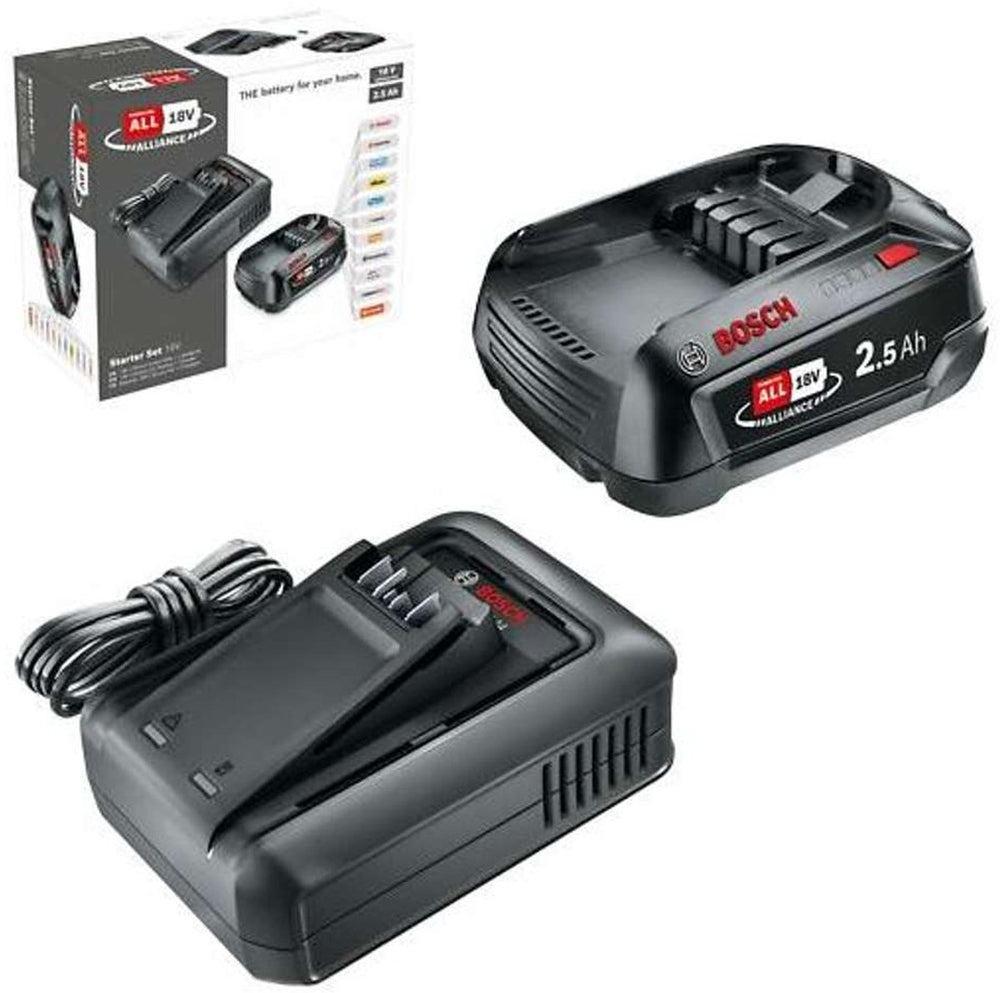 Bosch gereedschap - set van 4,4a lader en 1x accu 2,5 ah li-ion 1600a031t4