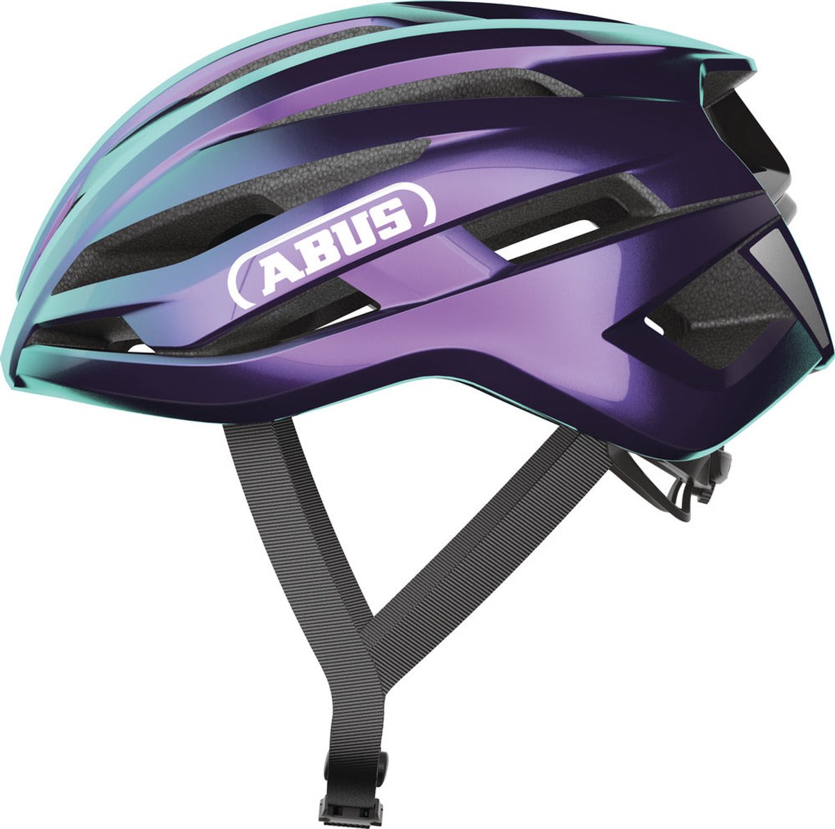 Abus fietshelm stormchaser ace flip flop purple s - 51-55 cm - paars - geschikt voor gebruik op racefietsen - gravelbikes - 200 g
