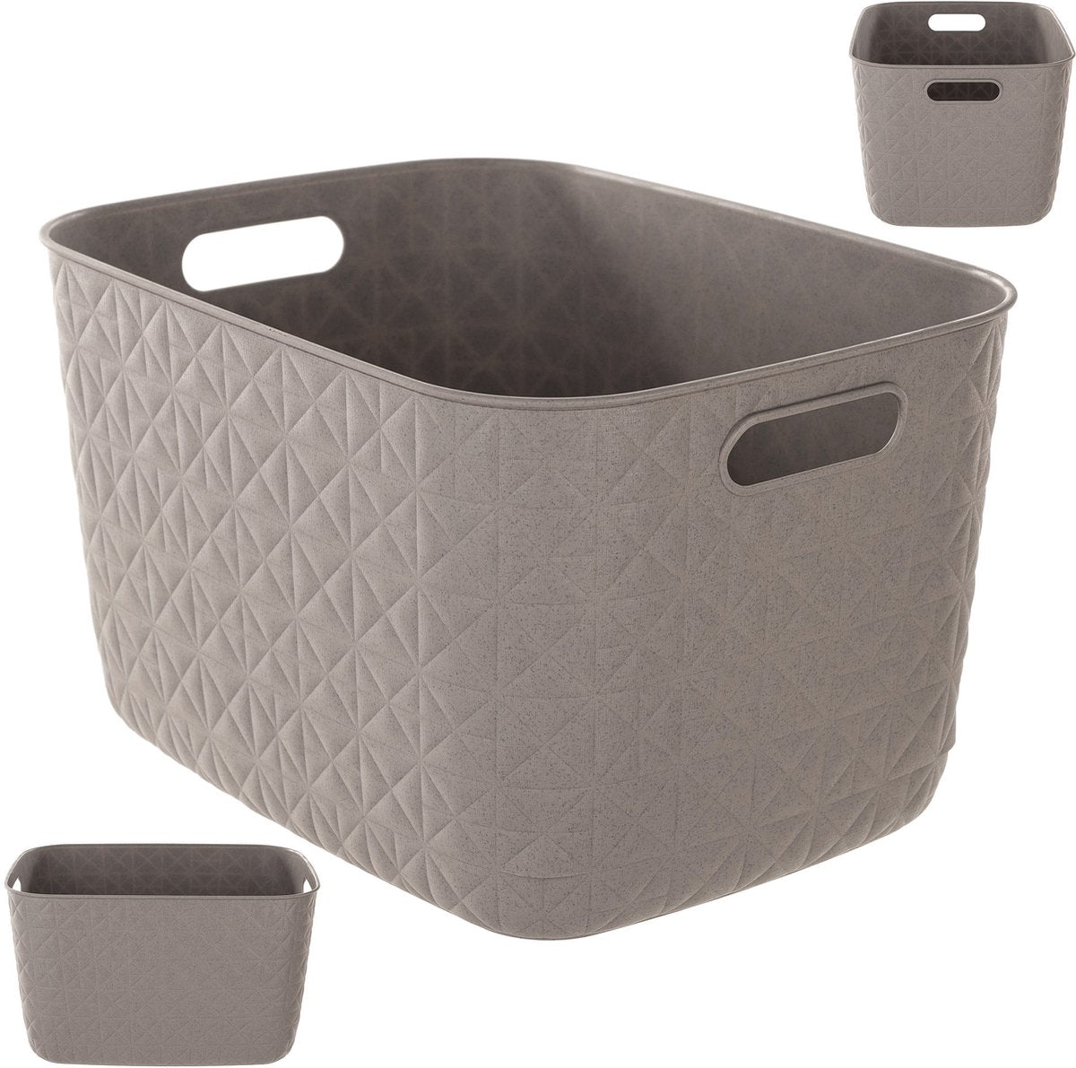 Curver softex opbergmand groot 19l taupe