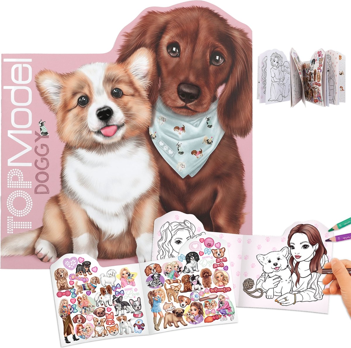 Depesche - topmodel doggy kleurboek - kitty and doggy