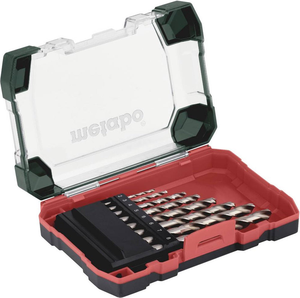 Metabo serie - boormachine accessoire - metalen boor set - hss-g staal - 8 stuks