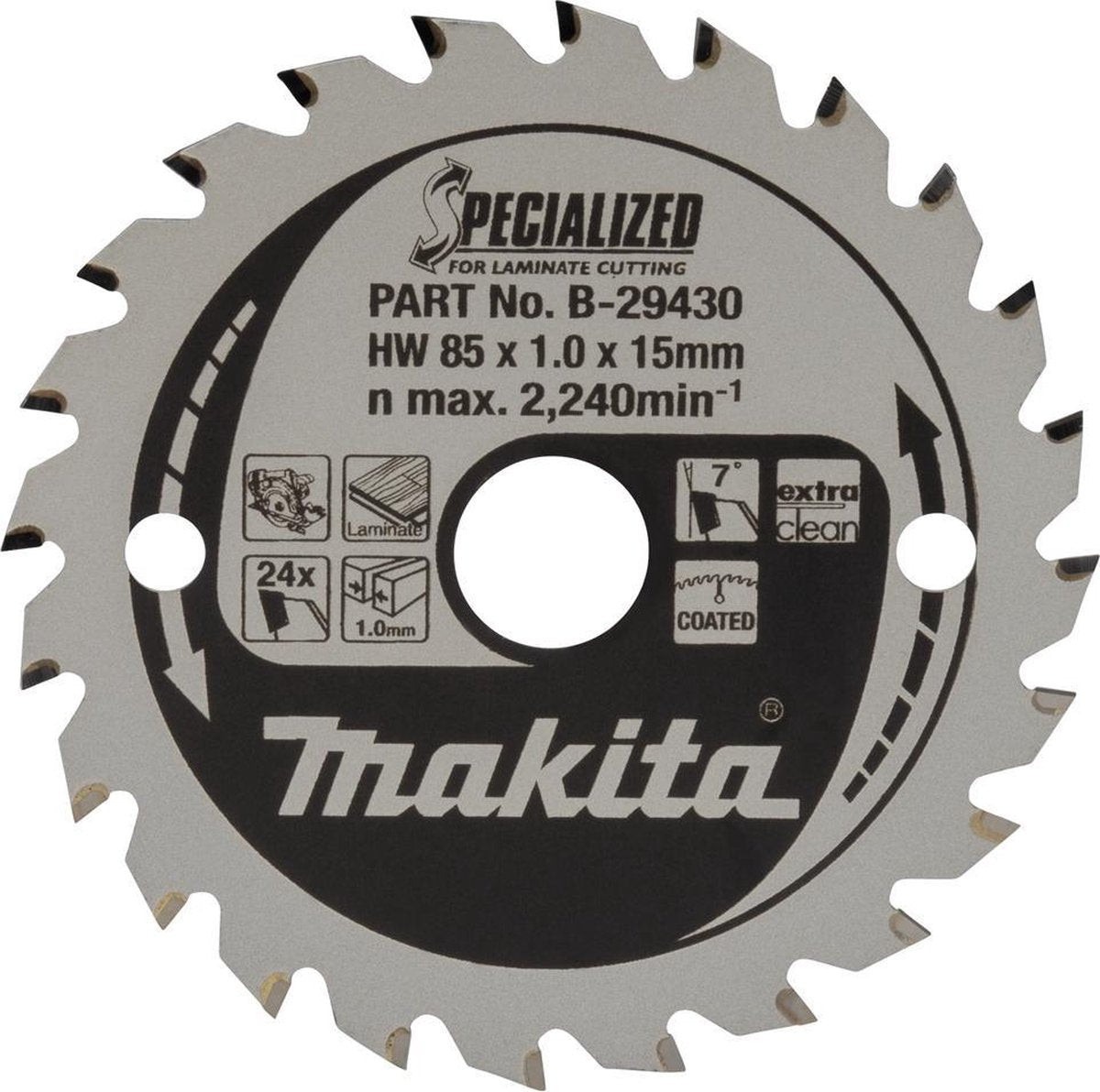 Makita b-29430 cirkelzaagblad laminaat
