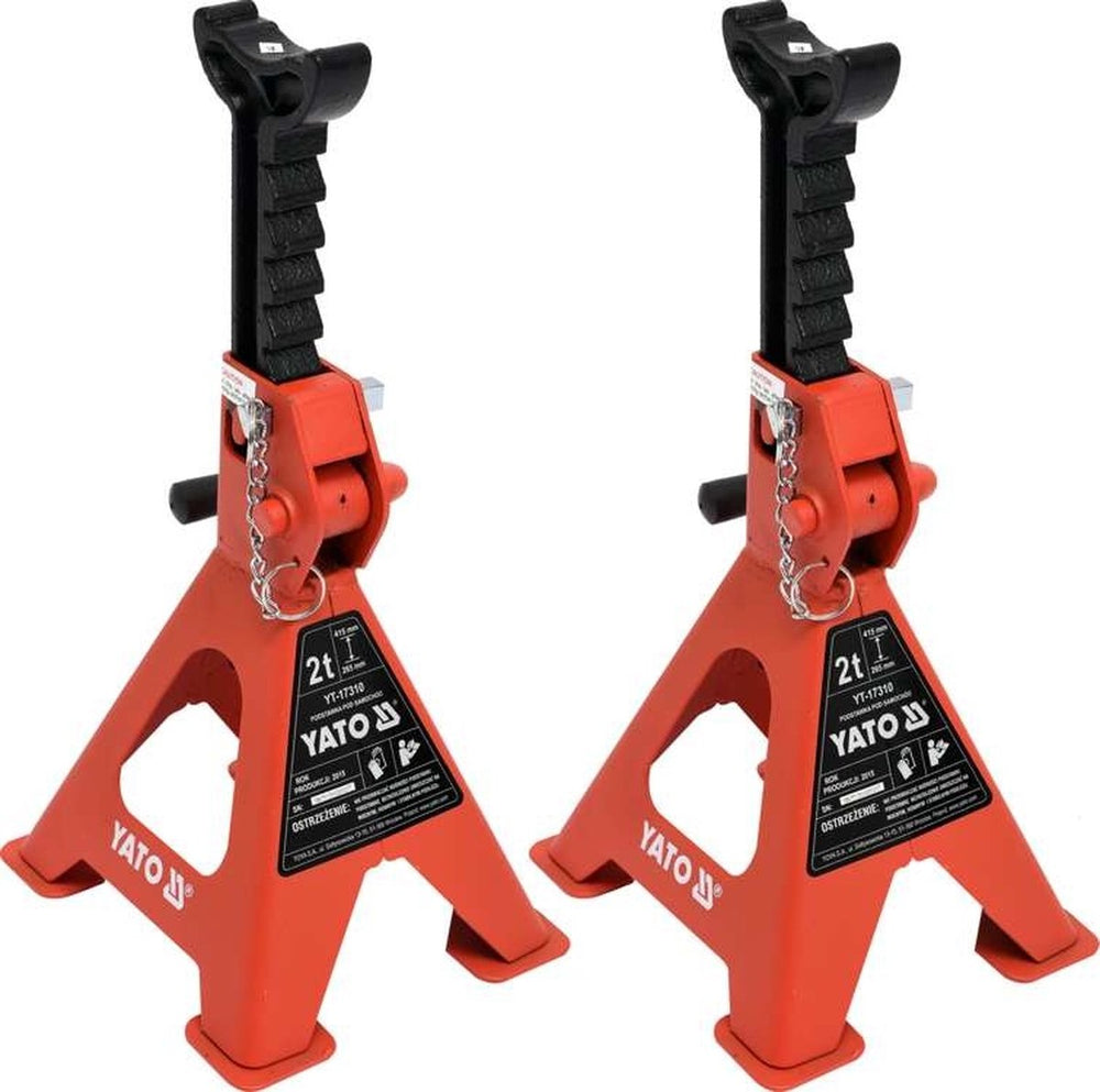 Yato assteunen 2 ton draagvermogen - 2 stuks