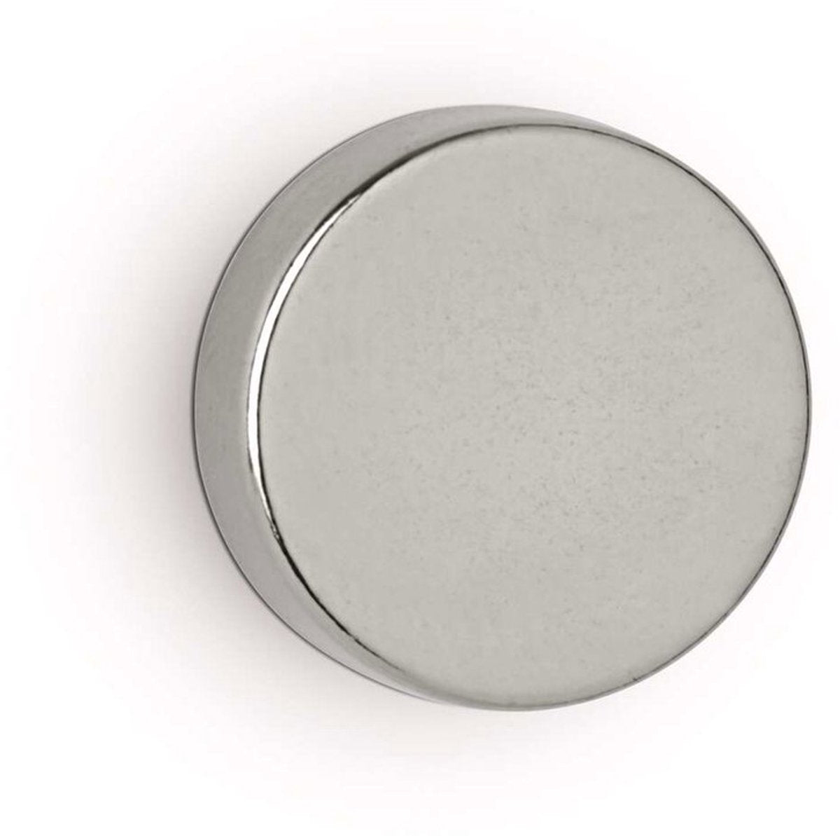 Maul magneet rond 4 stuks 4,5 kg staal metaal neodymium magnetisch ø 1.5 x 0.5 cm zilver