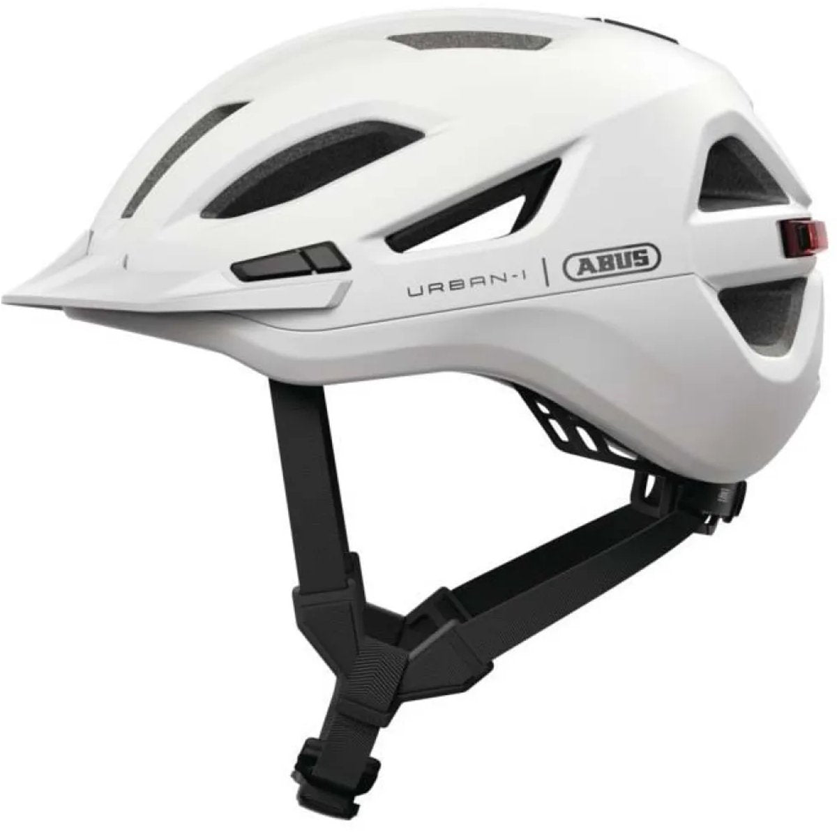 Abus fietshelm urban-i 4.0 ace polar white l - 57-61 cm - wit - geschikt voor gebruik op elektrische fietsen - stadsfietsen - 300 g