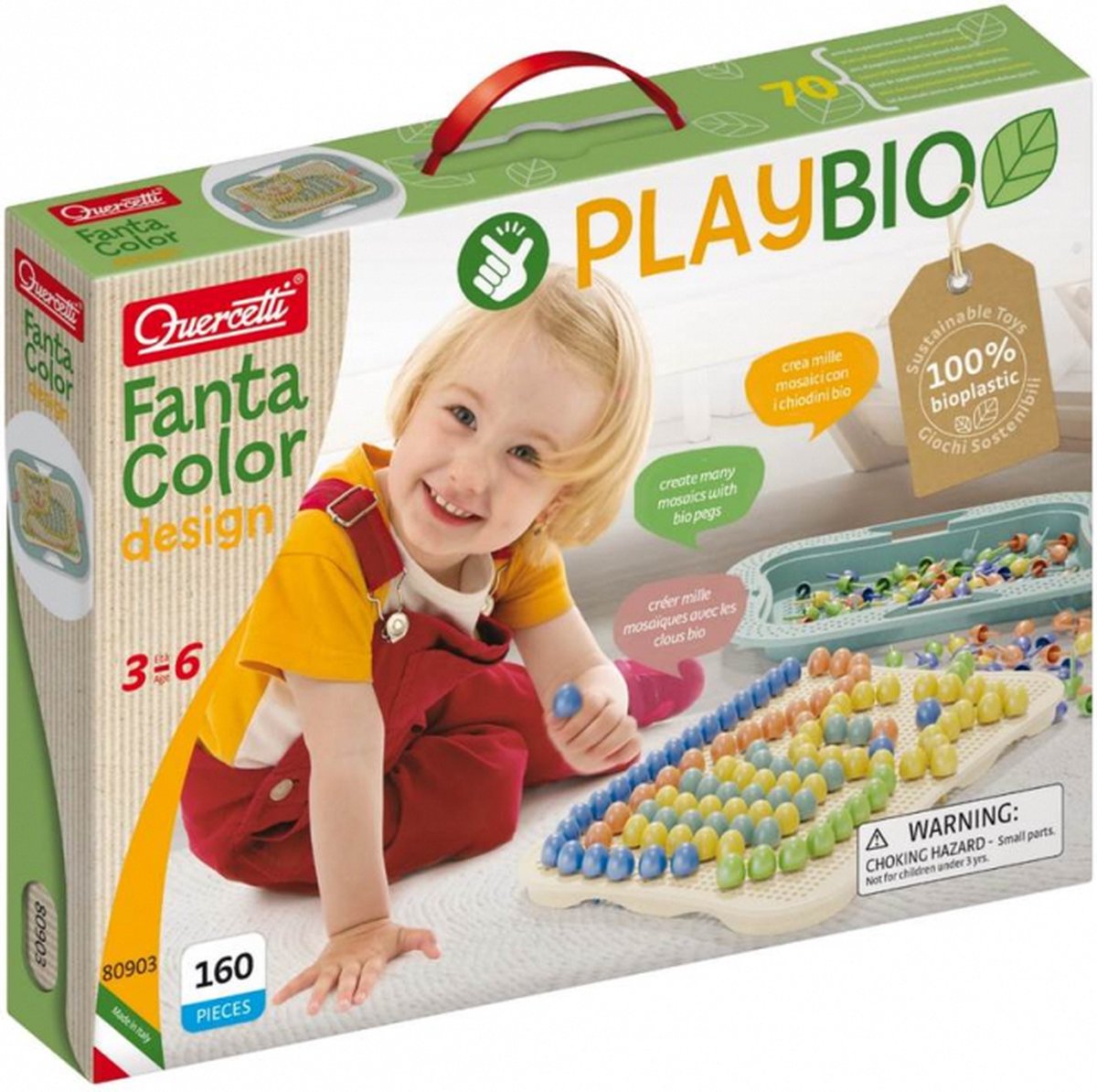 Quercetti playbio fantacolor-ontwerp, 160dlg