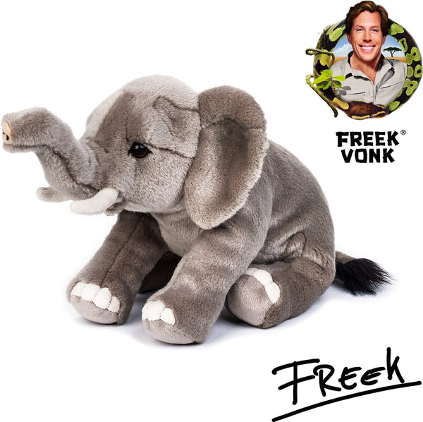 Bresser freek vonk x - knuffeldier - amara de olifant - gevuld met gerecycled materiaal