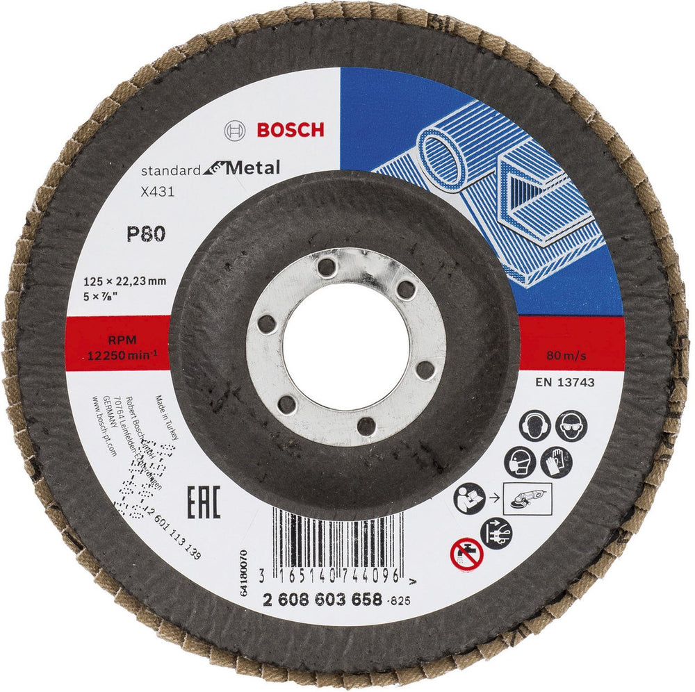 Bosch 1 lamelschijf 125 standard metal 80
